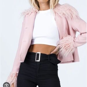 Pink Princess Polly Fur Coat! Size S/M